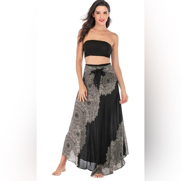 Womens Gypsy Skirt Boho Hippie Skirt Long Bohemian Maxi Summer Skirt/DressCotton - Picture 2 of 11